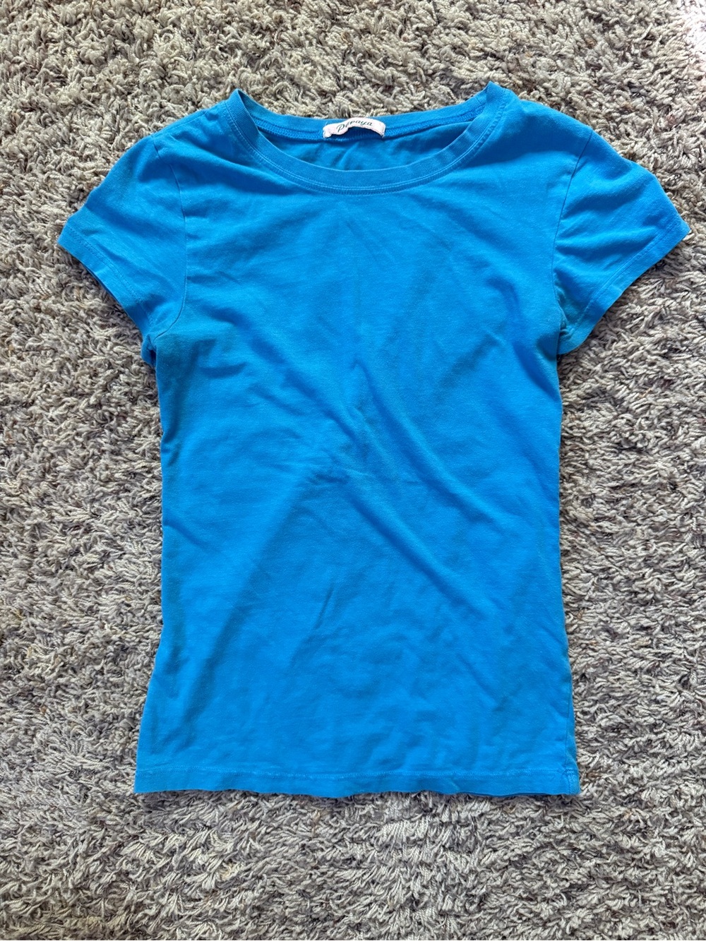 Papaya Bright Blue Short Sleeve Tee